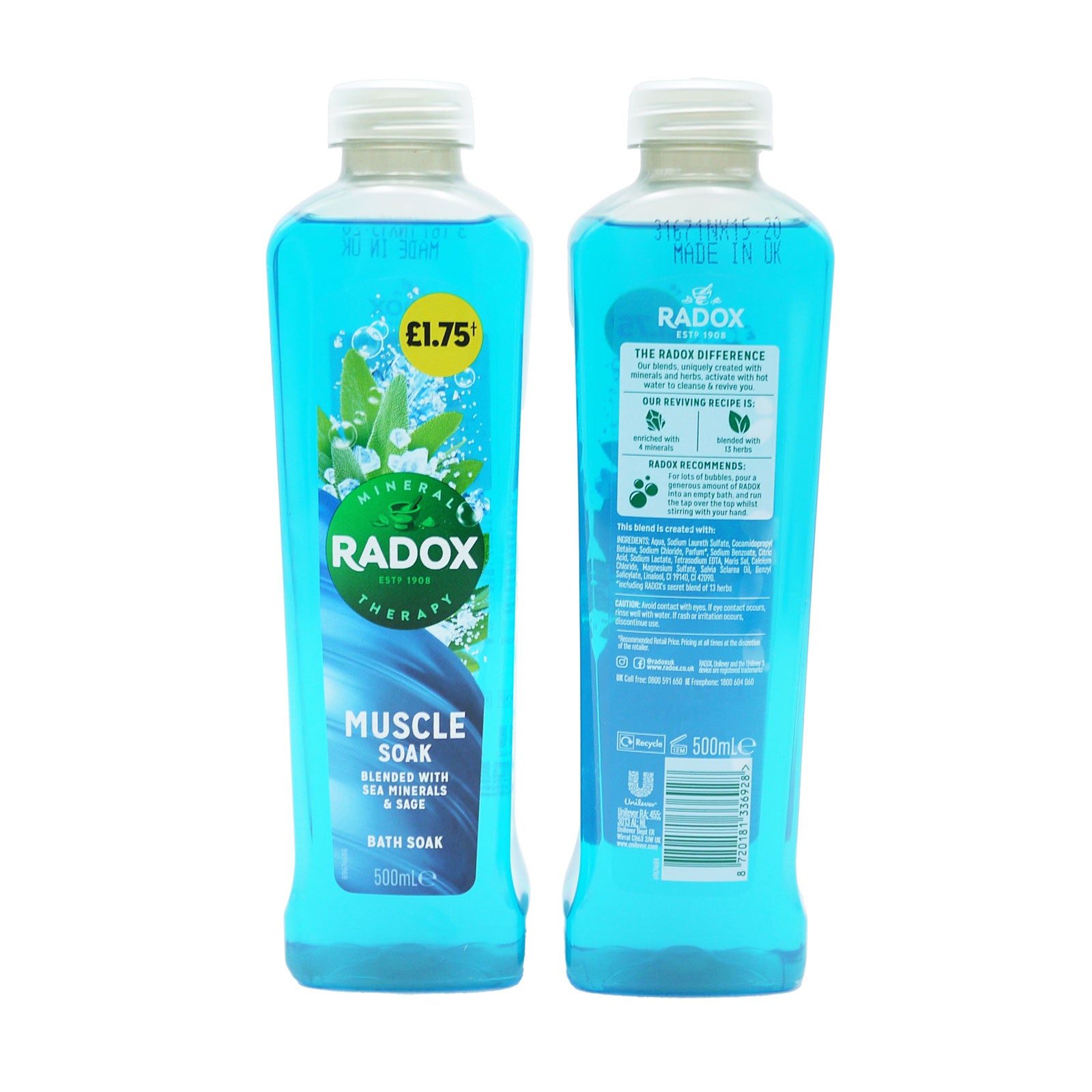 Radox Bath Muscle Soak 500ml