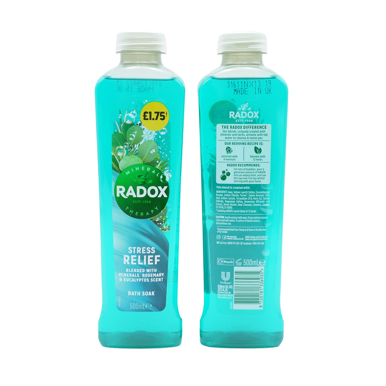 Radox Bath Soak Stress Relief 500ml