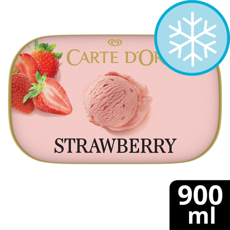 Carte Dor Strawberry Ice Cream 900ml