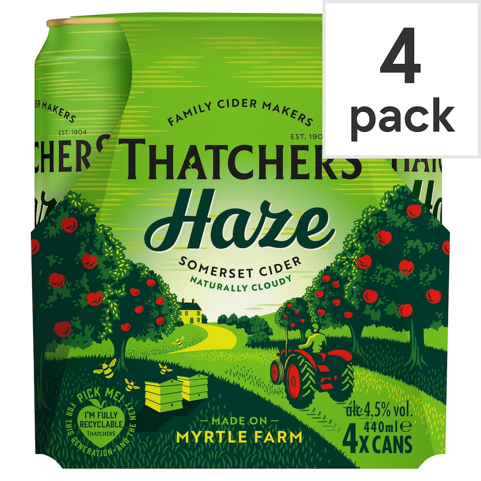 Thatchers Somerset Haze 4 x 440ml 4.5%