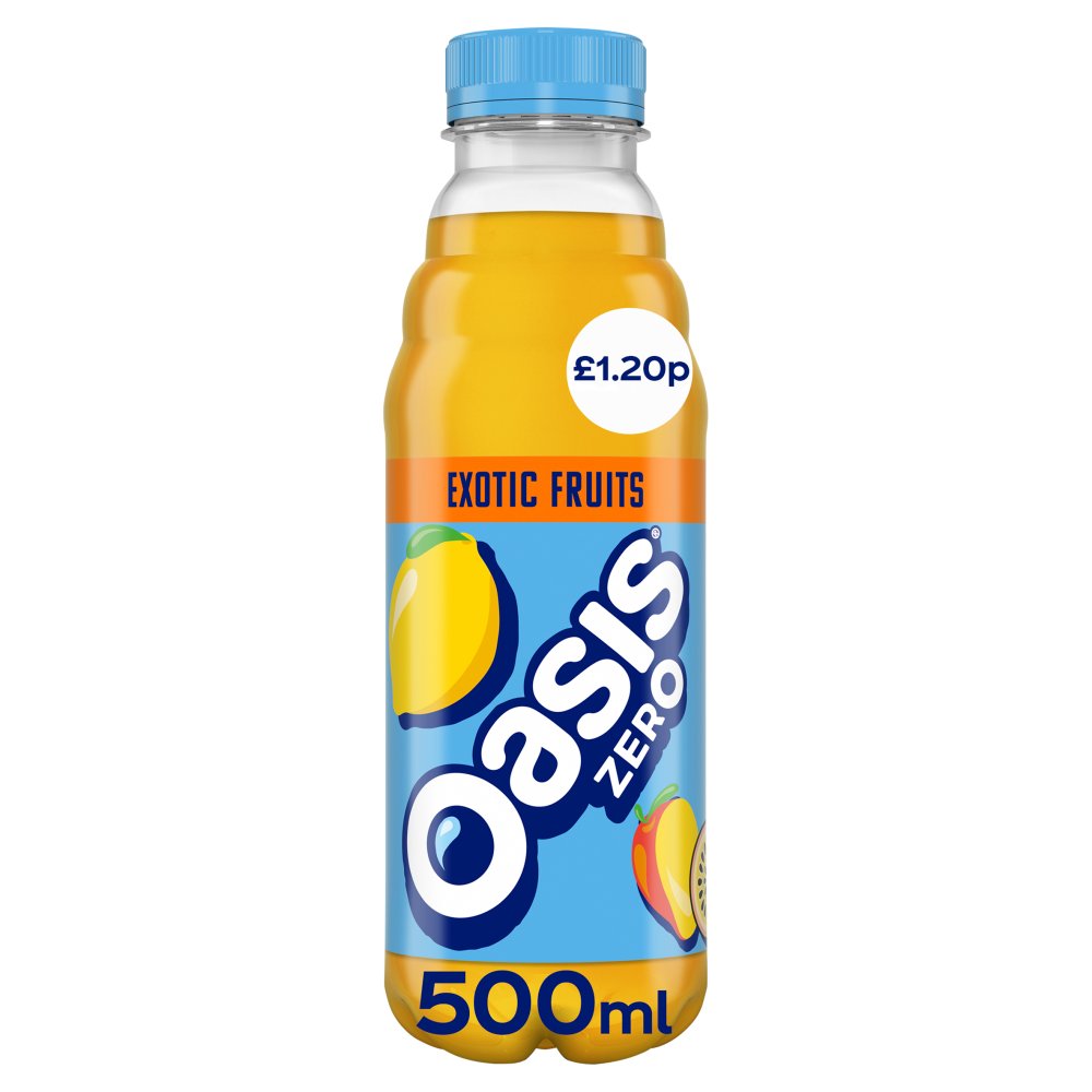 Oasis Zero Exotic Fruits 500ml PMP1.20