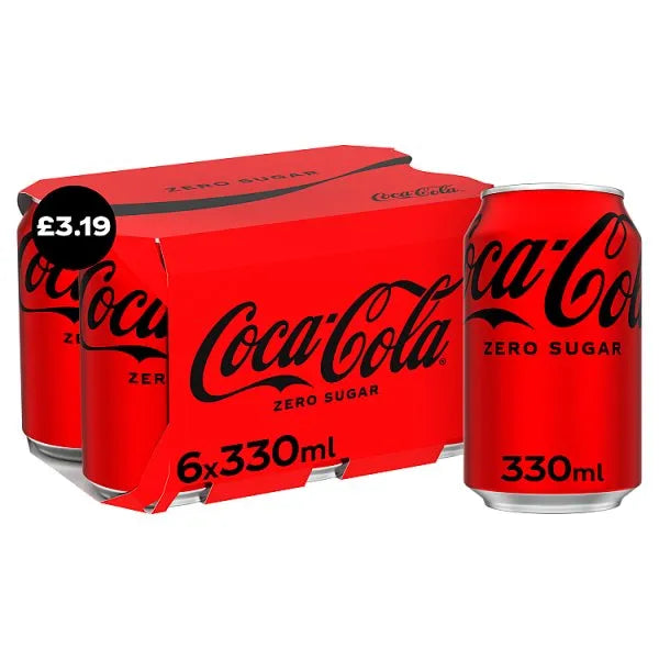 Coke Zero 6x330ml PM3.19