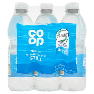 Coop water 4 x 6 x 500ml
