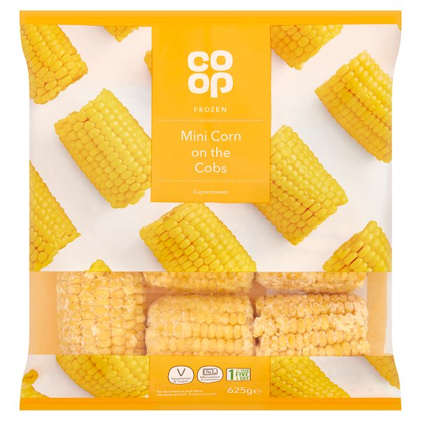 Co op Supersweet Mini Corn Cobs 625g