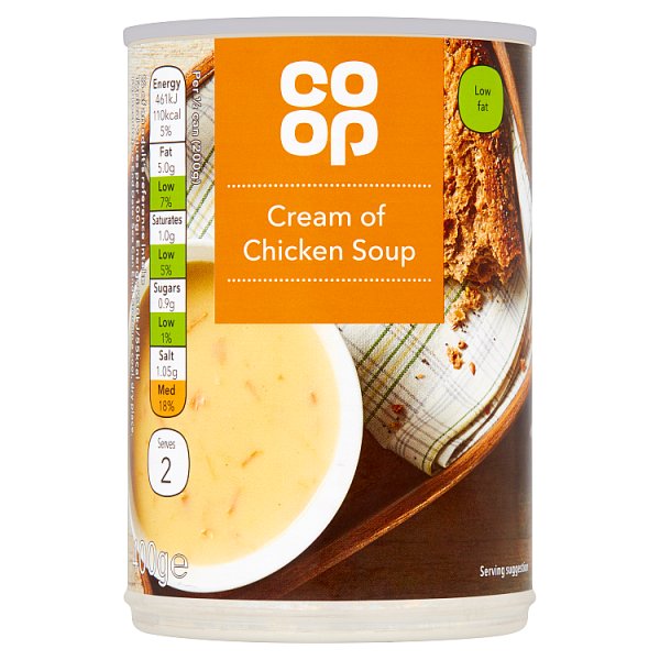 BULK Co Op Cream Of Chicken Soup 400g x6