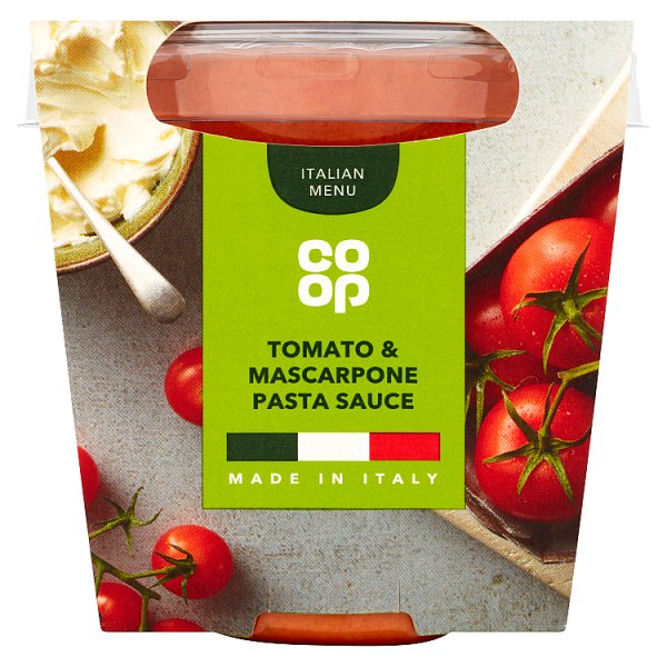 Co Op Tomato & Mascarpone Pasta Sauce 300g