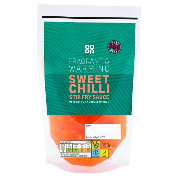 Co op Sweet Chilli & Ginger Stir Fry Sauce - 150g