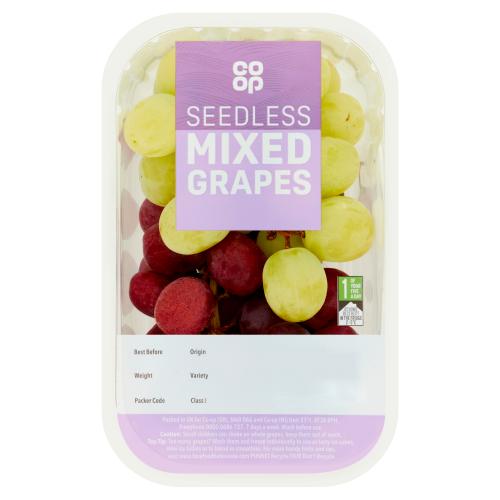 Co Op Mixed Grapes 450g