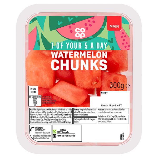 Co Op Watermelon Chunks