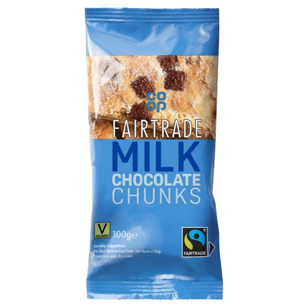 Coop Milk Chocolate Chunks 100g