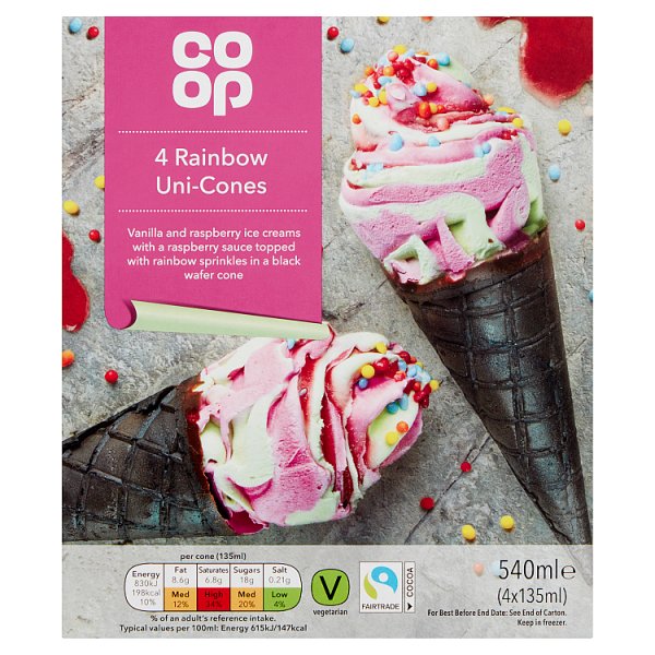 Co op 4 Rainbow Uni-cones