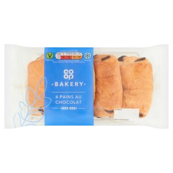 Coop Pain au Chocolat 4 pack