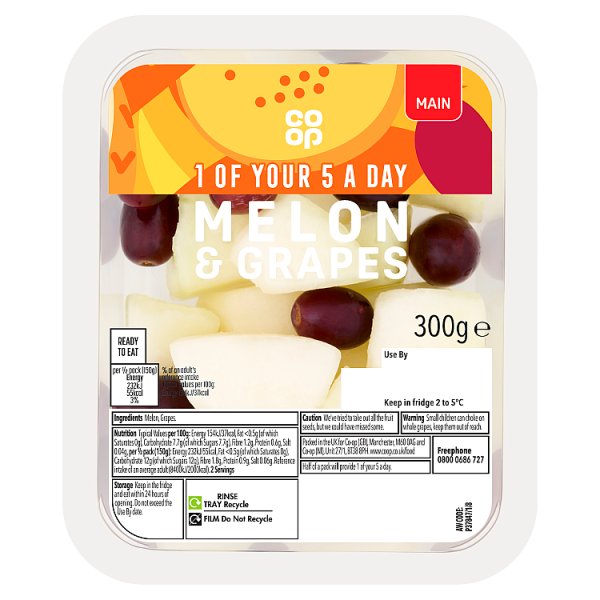 Coop Melon & Grape Pot 300g