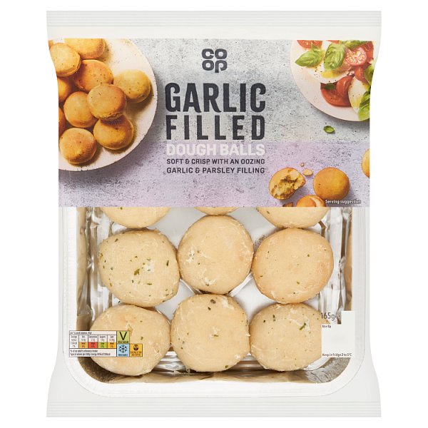 Co Op 12 Garlic Doughballs 175g