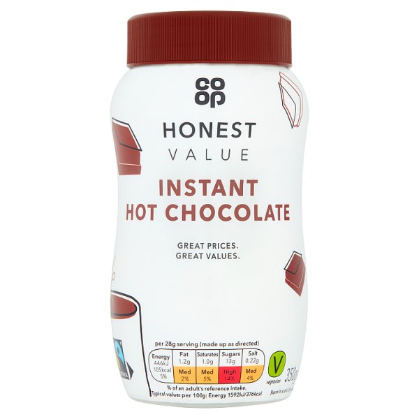 Co Op Honest Value Hot Chocolate 350g