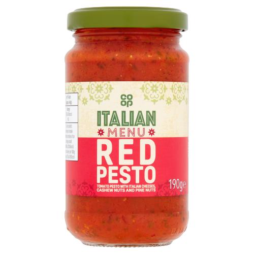 Co Op Italian Red Pesto 190g