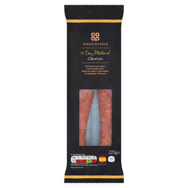 Co Op Irresistible Chorizo Ring 225g