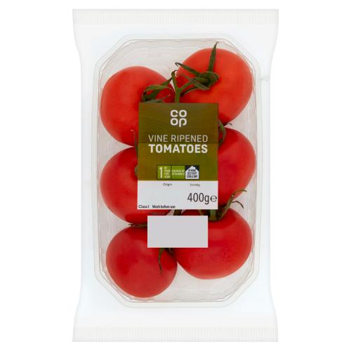 Co Op Vine Ripened Tomatoes 400g