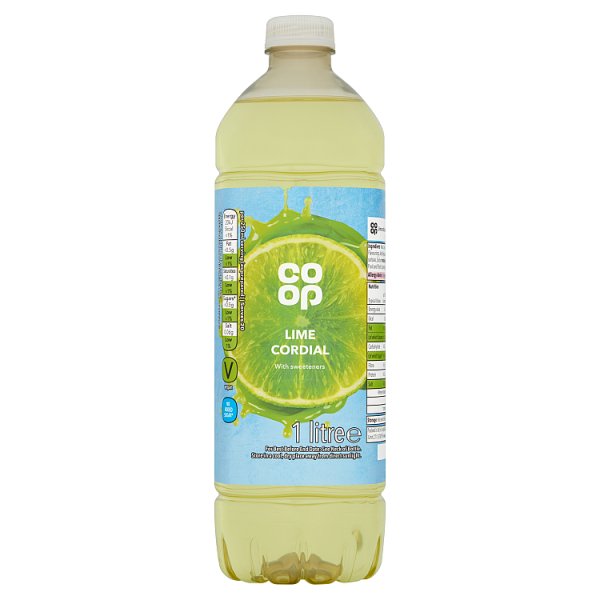 Co-op Lime Cordial NAS 1L