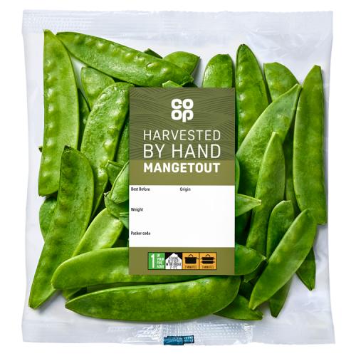 Co Op Trimmed Mange Tout 120g