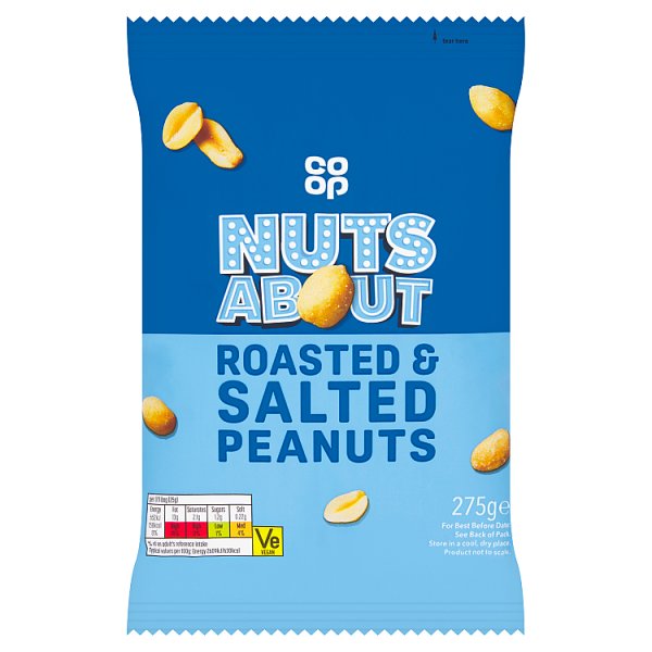 Co Op Salted Peanuts 275g