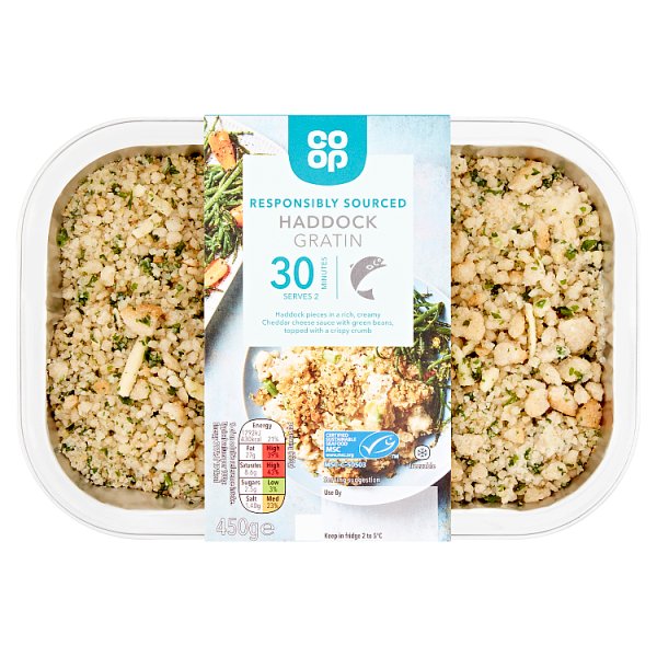 Co Op Smoked Haddock Gratin 450g