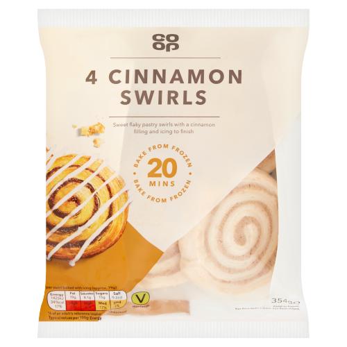 Co op Cinnamon Swirl 4 pack