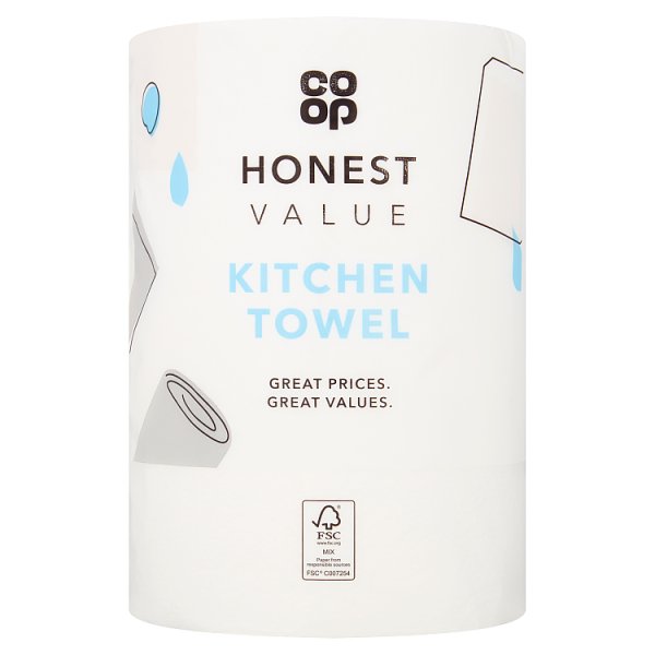 BULK Co Op Honest Value Kitchen Towel x12