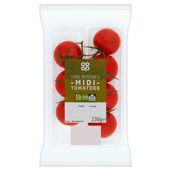 Co Op Midi Vine Ripened Tomatoes 230g