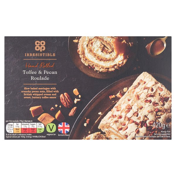 Co op Irresistible Toffee Pecan Roulade 420g