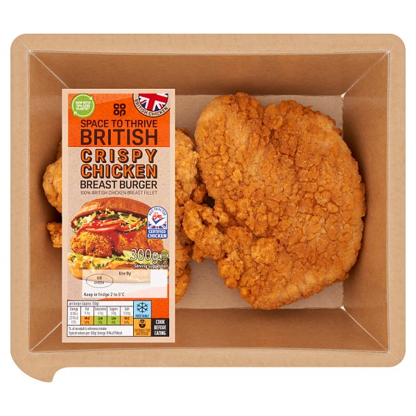 Co Op Extra Crispy Chicken Burger