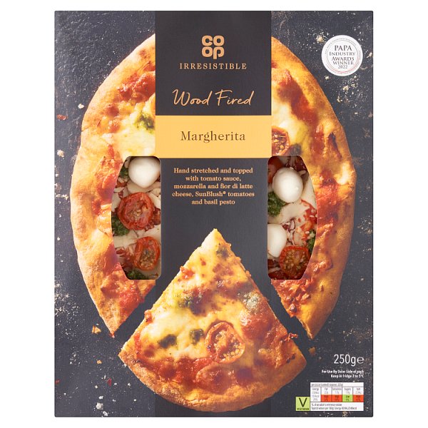 Co Op Irrresitible Margherita Pizza 250g