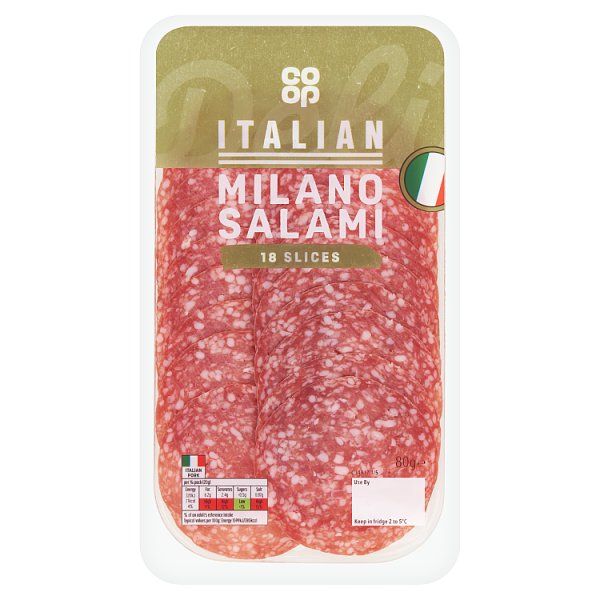 Co Op Milano Salami 80g