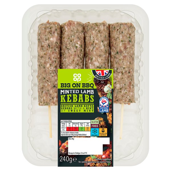 CoOp Minted Lamb Kebabs 2F6