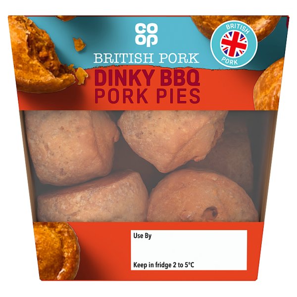 Co Op Dinky BBQ Pork PIes 150g