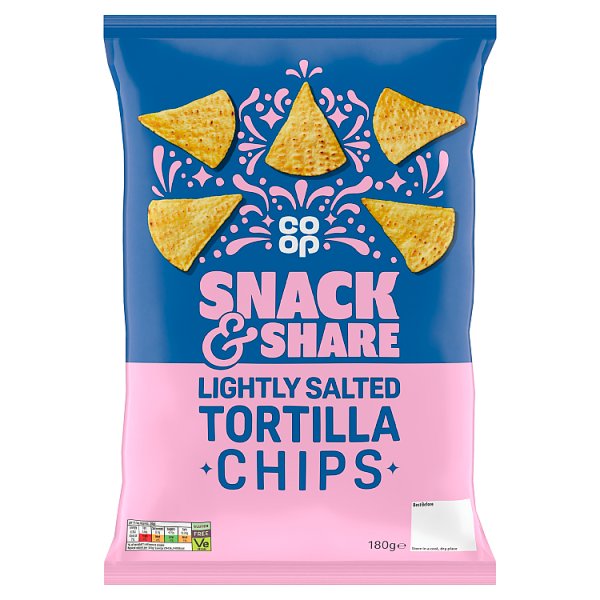 Co Op Lightly Salted Tortilla Chips 180g