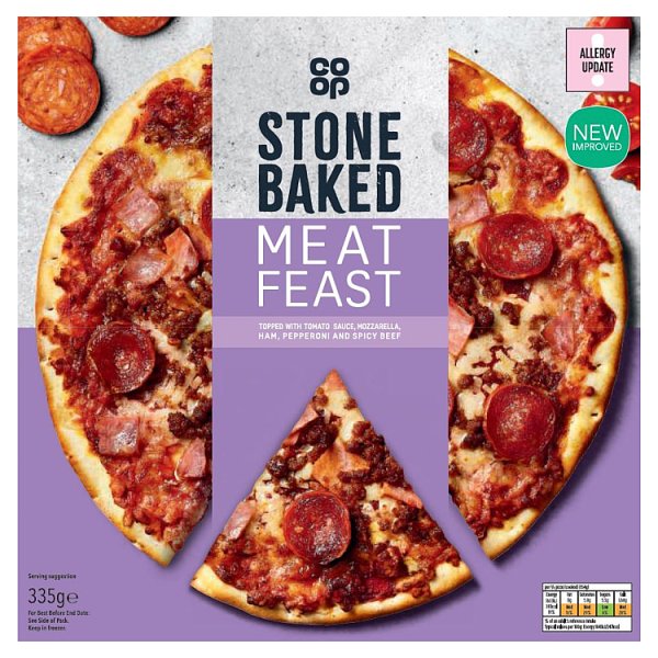Co op Stonebaked Meat Feast Pizza 335g