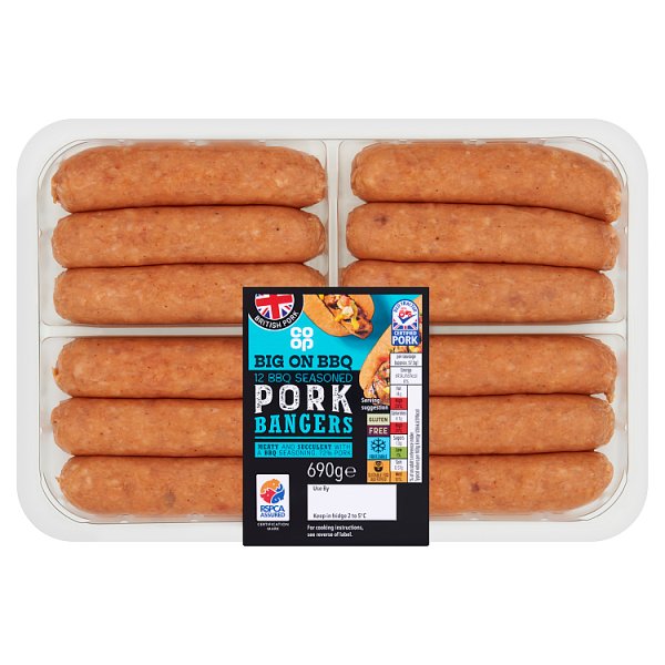 Coop BBQ Sausage 690g
