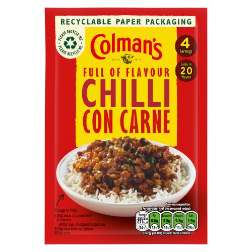 Colman's Chilli Con Carne Sachet Mix 50g