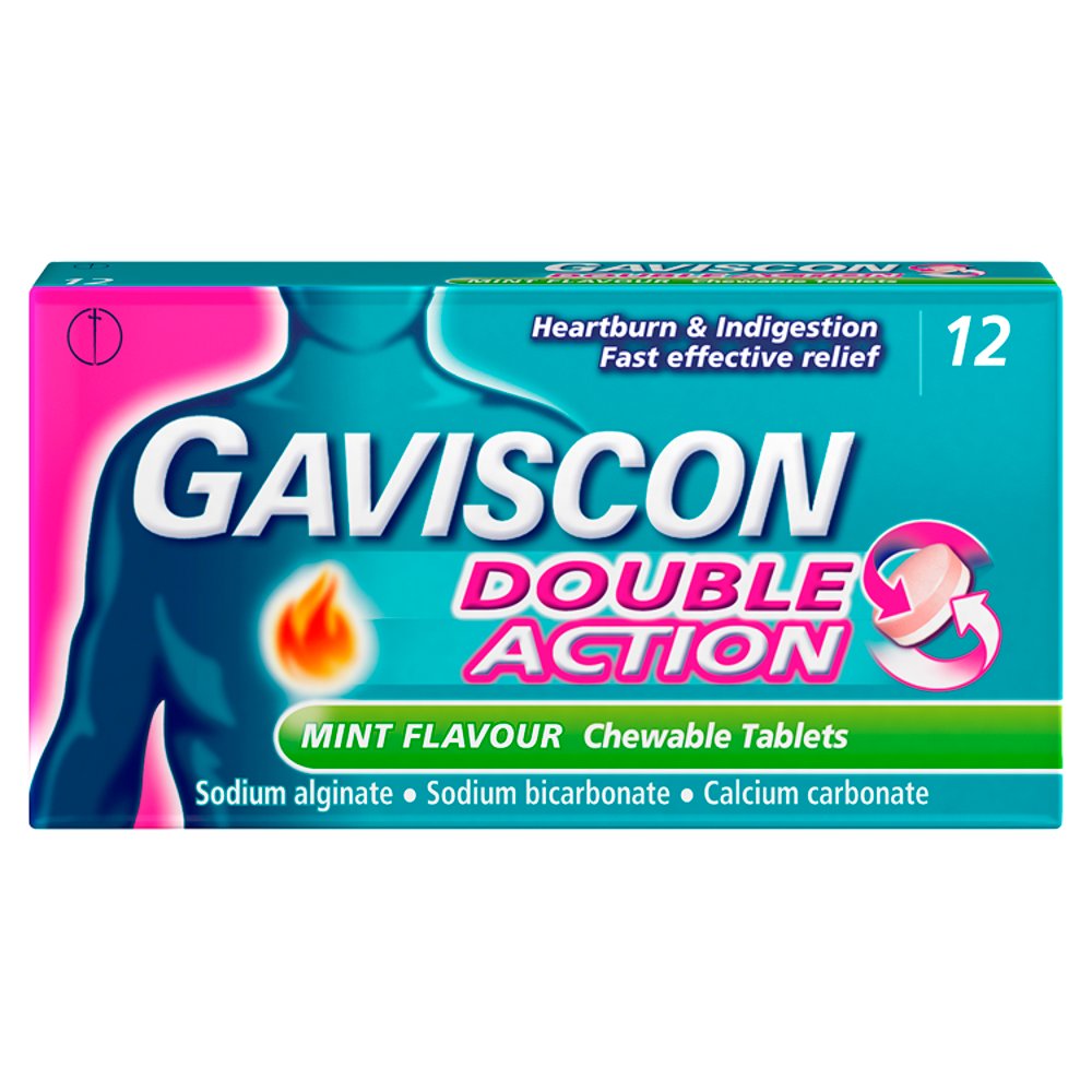 Gaviscon Double Active Tabs 12pk
