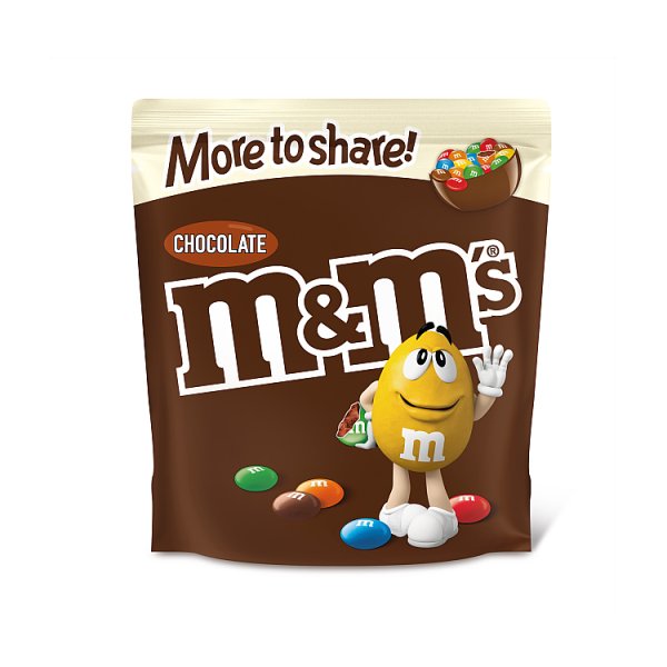 M&Ms Chocolate More To Share Pouch 220g *