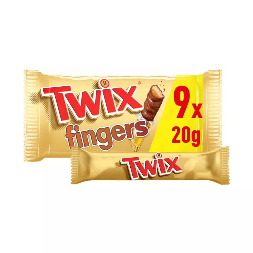 Twix Biscuit Single Finger 9 x 20g