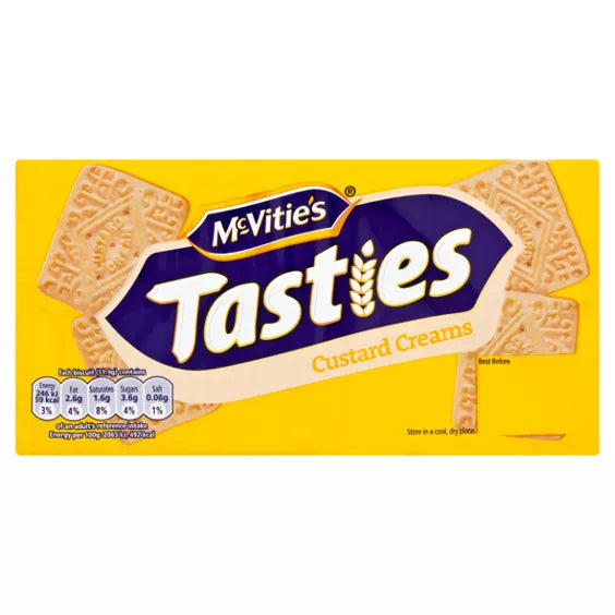 McVities Tasties Custard Creams 300g