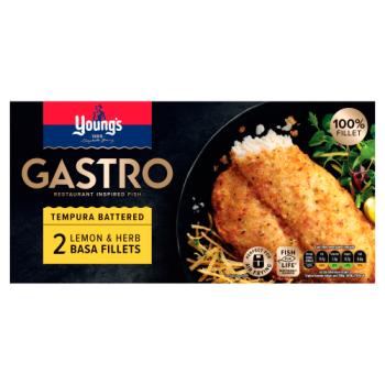 YOUNGS GASTRO 2 BASA FILLETS LEMON