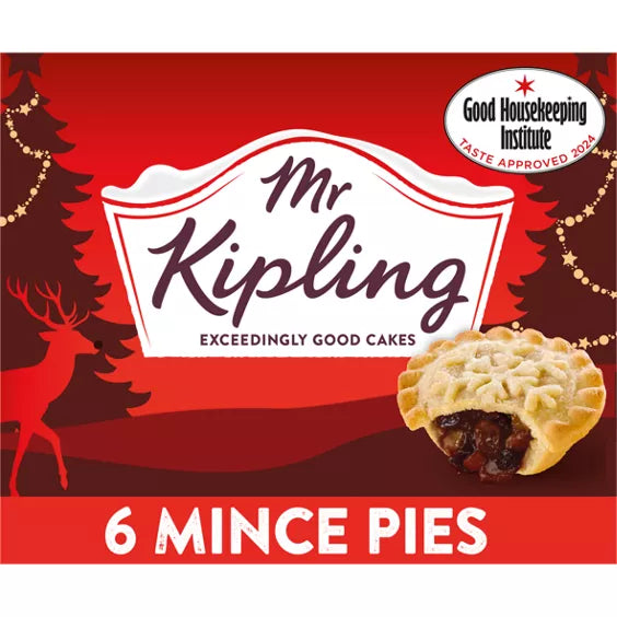 Mr Kipling 6 Deep Filled Mince Pies