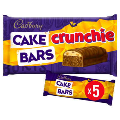 Cadbury 5 Cake Bars Crunchie