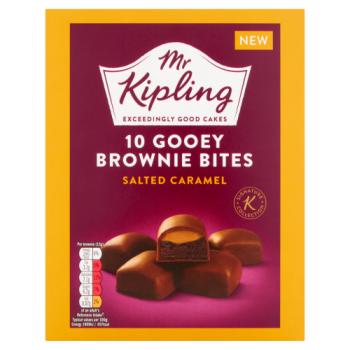 Mr Kipling Caramel Brownie Bites 10pack