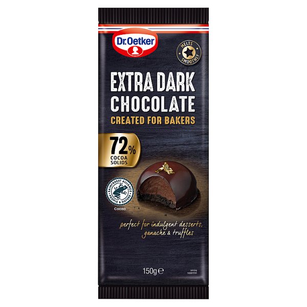 DR OETKER EXTRA DARK CHOCOLATE 100g