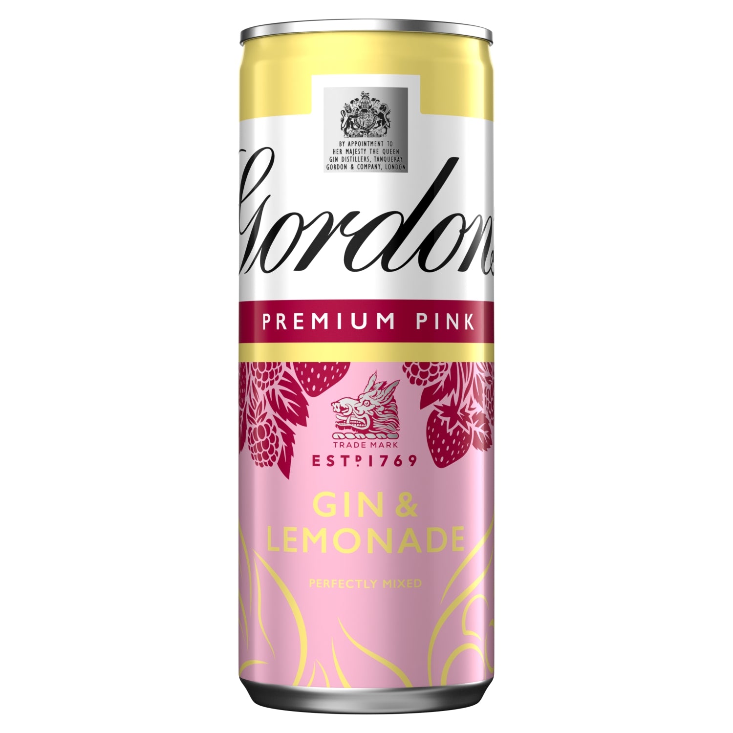 Gordons Pink Gin & Lemonade 250ml 5%