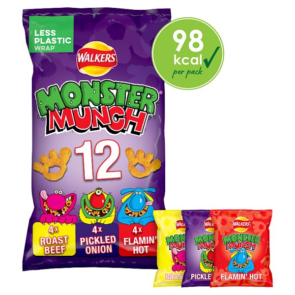 Monster Munch Variety 12pk